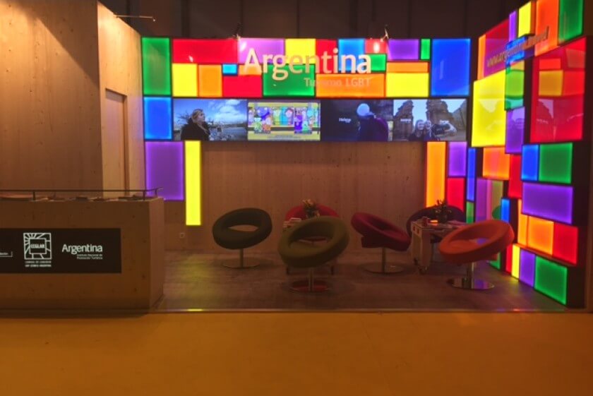 Stand de LGBT Argentina en FITUR 2016
