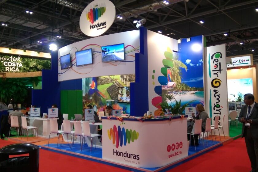 Stand de Honduras en World Travel Market London 2015