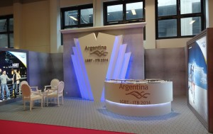 Stand de diseño para LGBT Argentina en ITB Berlín 2014