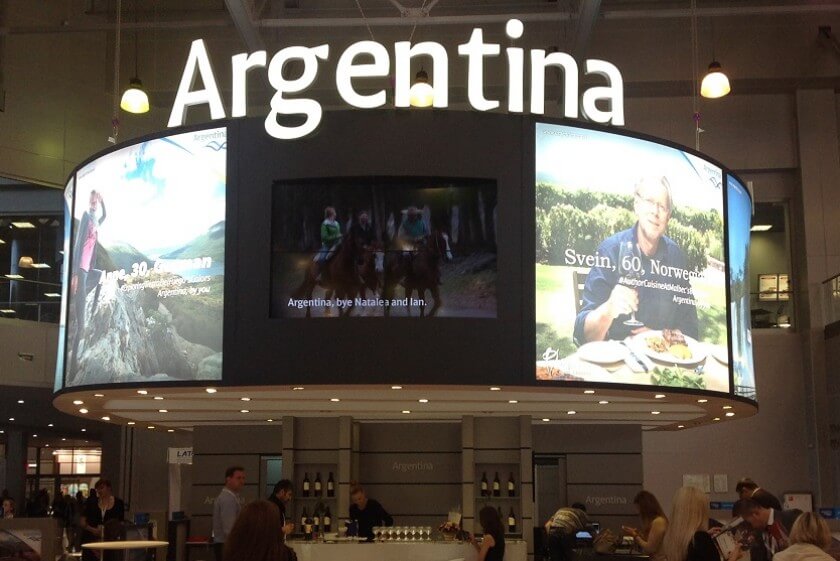 Stand de Argentina en OTDYKH LEISURE 2014