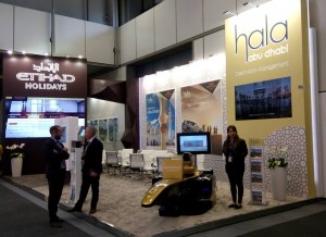 Stand de diseño para Etihad en ITB Berlín 2016