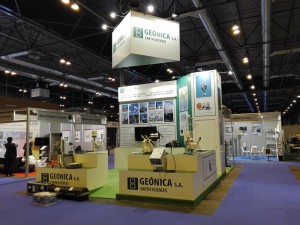 Stand de Geónica en METEOROLOGICAL TECHNOLOGY WORLD Madrid 2016